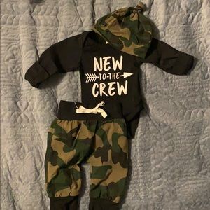 Newborn boys 3 piece set 2 BONUS SETS Just added